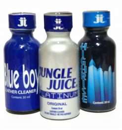Blue Boy, Jungle Juice Platinum, Highrise 30mL Popper Combo Pack