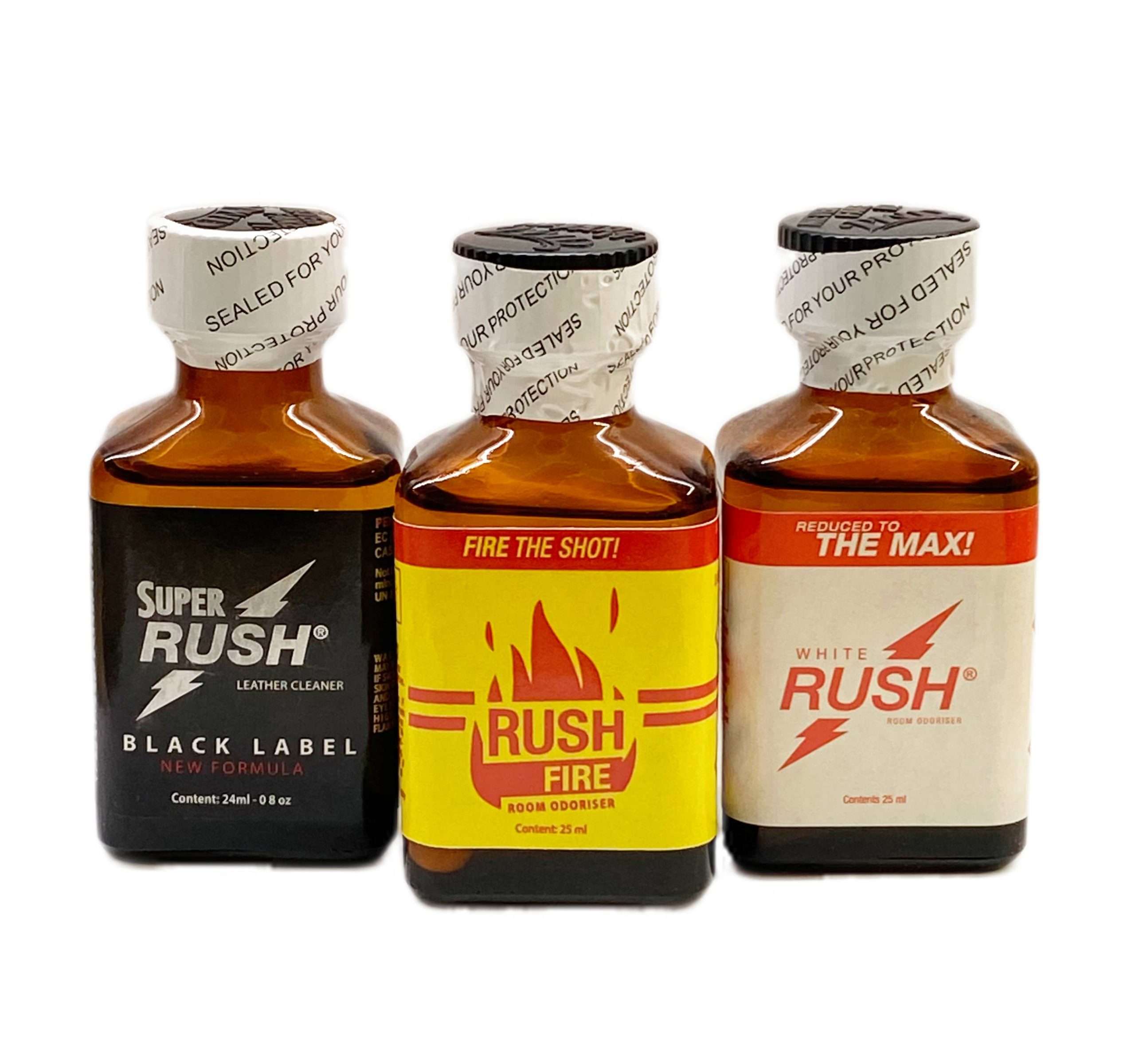 Best Rush Combo - Super Rush Black Label, Rush Original Fire, Rush White The Max!