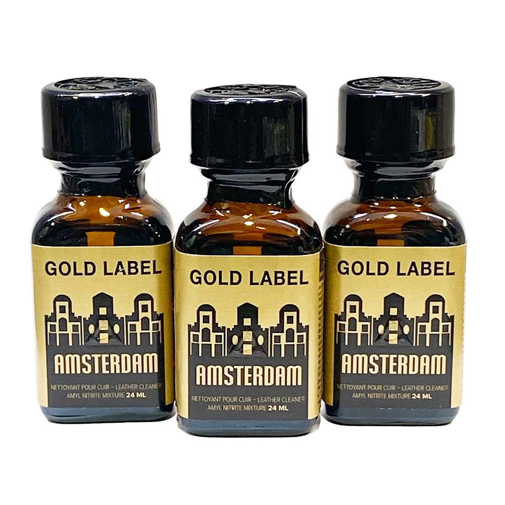 3x Amsterdam Gold Label 24ml
